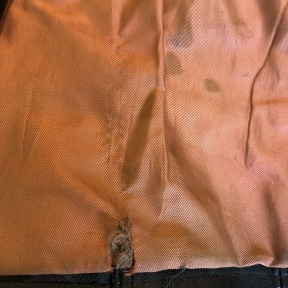 Vintage woman’s Medium Harley Davidson Leather riding jacket zippers and buckles - Picture 13 of 14